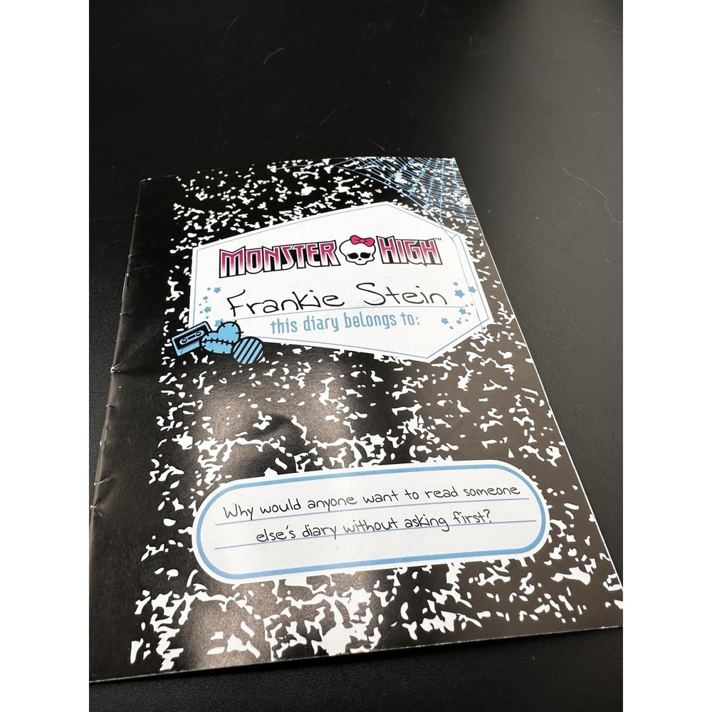 Frankie Stein G1 First Wave Diary 2010 1st Edition